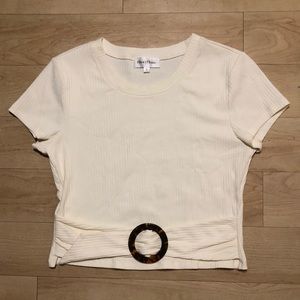 Privacy Please Belted Top